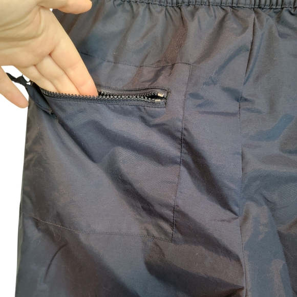 Raewiks Ski Snow Pants Mens Sz XL Dark Blue Full Side Zippers 100% Nylon EUC - Picture 13 of 16